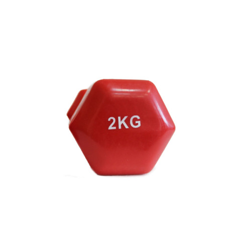 Гантель  Generation Fitness VDD-01-2кг красный - фото №2